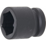 BGS Kraft-Steckschlüssel-Einsatz Sechskant | Antrieb Innenvierkant 25 mm (1